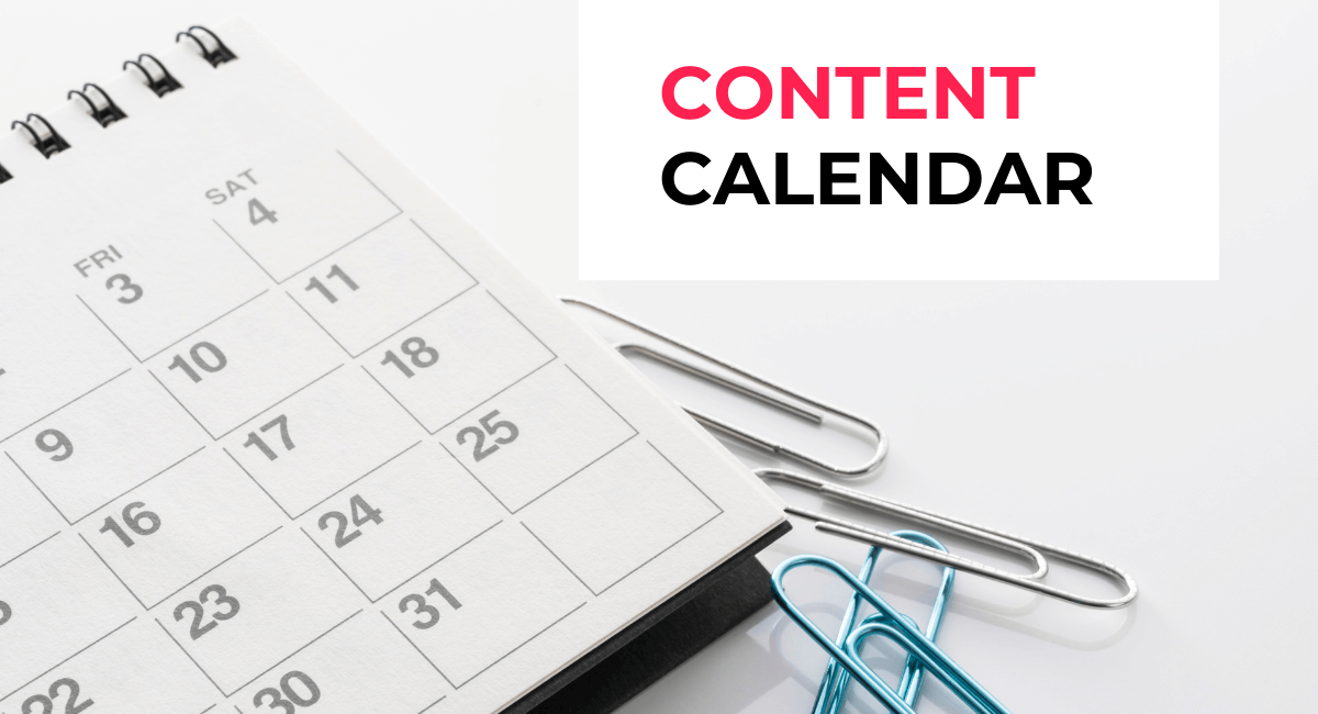 content calendar