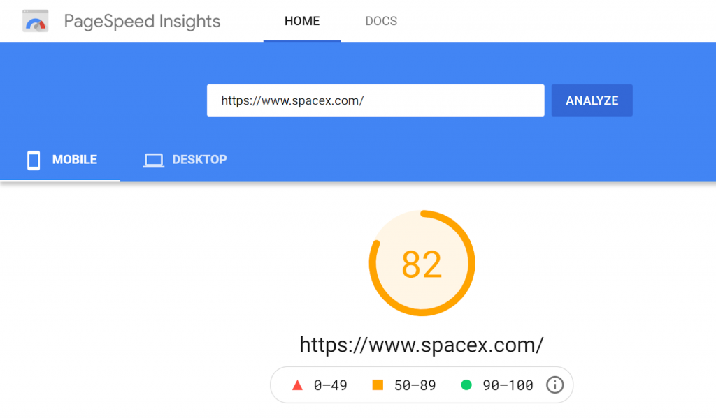 site speed test 